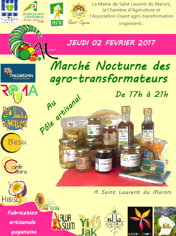 2 février marché nocturne à Saint-Laurent du Maroni