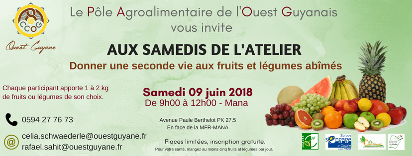 Invitation aux Samedis de l’Atelier – 9 juin 2018